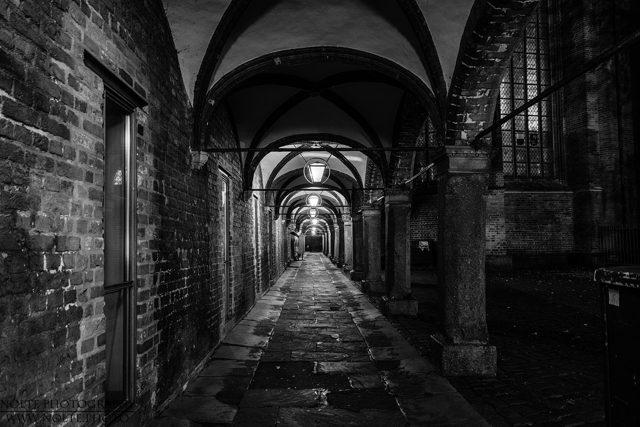 Kollonadengang hinter Niederegger, Lübeck